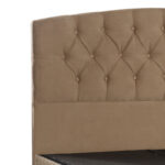 Lanse double bed with storage space beige 160x200cm - Слика 5