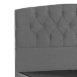 Double bed Lanse with storage space anthracite 160x200cm - Слика 3