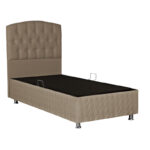 Βed Lanse with storage space brown 120x200cm - Слика 2