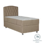 Βed Lanse with storage space brown 120x200cm