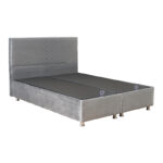 Double bed Rizko with storage store grey 160x200cm - Слика 2