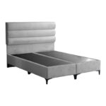 Limit fabric bed in grey shade 160x200cm - Слика 3