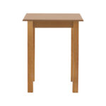 Table Zolenio solid beech wood with mdf top polish walnut 60x60x76cm - Image 2
