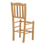 Coffee shop chair Damnir solid beech wood polish walnut 41x42x92cm - Image 2