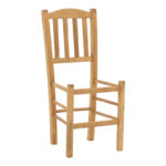 Стол за кафе Damnir од цврсто буково дрво, полирано орев 41x42x92 см