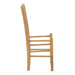 Coffee shop chair Damnir solid beech wood polish walnut 41x42x92cm - Image 3