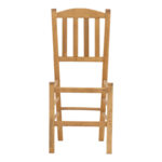 Coffee shop chair Damnir solid beech wood polish walnut 41x42x92cm - Image 4