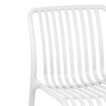 Zoi pp chair in white shade 42x58x79cm - Image 5