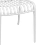Zoi pp chair in white shade 42x58x79cm - Image 6