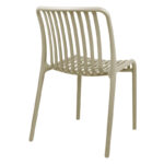 Bar stool Laudre pp in cappuccino shade 56x36x87cm - Слика 2