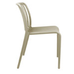 Bar stool Laudre pp in cappuccino shade 56x36x87cm - Слика 3