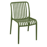 Zoi pp chair in dark green shade 42x58x79cm