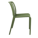 Zoi pp chair in dark green shade 42x58x79cm - Image 3