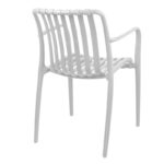 Armchair Zoi pp in white shade 58.5x54x80cm - Image 2