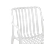 Armchair Zoi pp in white shade 58.5x54x80cm - Image 5