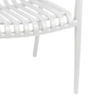 Armchair Zoi pp in white shade 58.5x54x80cm - Image 6