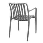 Armchair Zoi pp in anthracite shade 58.5x54x80cm - Image 2