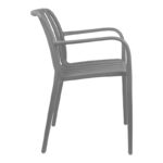 Armchair Zoi pp in anthracite shade 58.5x54x80cm - Image 3
