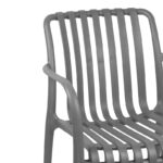 Armchair Zoi pp in anthracite shade 58.5x54x80cm - Image 5