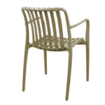 Armchair Zoi pp in cappuccino shade 58.5x54x80cm - Слика 2