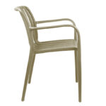 Armchair Zoi pp in cappuccino shade 58.5x54x80cm - Слика 3