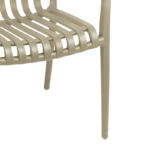 Armchair Zoi pp in cappuccino shade 58.5x54x80cm - Слика 6