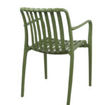 Armchair Zoi pp in dark green shade 58.5x54x80cm - Слика 2