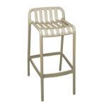 Барска столица Zoi pp во капучино нијанса 36x56x87 см