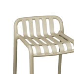 Bar stool Zoi pp in cappuccino shade 36x56x87cm - Слика 5