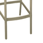 Bar stool Zoi pp in cappuccino shade 36x56x87cm - Слика 6