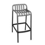 Zoi pp bar stool in anthracite shade 36x56x87cm