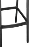 Zoi pp bar stool in anthracite shade 36x56x87cm - Image 6