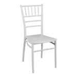Tiffany pp chair in white shade 40x40x89cm