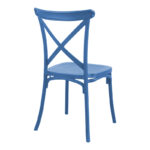Crossie pp chair in blue shade 38x46.5x82cm - Image 2