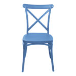 Crossie pp chair in blue shade 38x46.5x82cm - Image 4