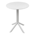 Merkon pp table in white shade D60x75cm