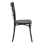 Crossie chair pp in dark grey shade 38x46.5x82cm - Слика 3