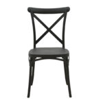 Crossie chair pp in dark grey shade 38x46.5x82cm - Слика 4