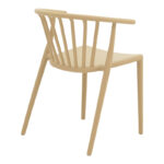 Zelma pp armchair in light cappucino color 55x53x73cm - Image 2