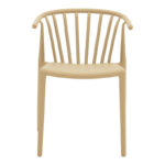 Zelma pp armchair in light cappucino color 55x53x73cm - Image 4