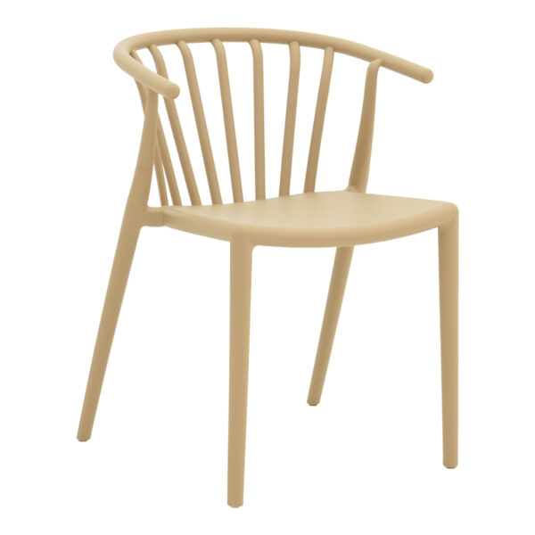 Фотелја Zelma pp во светла капучино боја 55x53x73 см