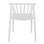 Zelma pp armchair in white shade 55x53x73cm - Слика 2