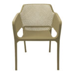 Oviez pp armchair in cappuccino shade 59x58x79cm - Слика 4