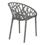 Daren pp armchair in anthracite shade 59x60x79.5cm - Слика 2