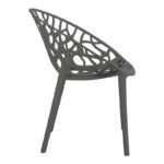 Daren pp armchair in anthracite shade 59x60x79.5cm - Слика 3