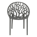 Daren pp armchair in anthracite shade 59x60x79.5cm - Слика 4