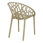 Daren pp armchair in cappuccino shade 59x60x79.5cm - Слика 2