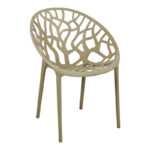 Фотелја Daren PP во капучино нијанса 59x60x79,5 см