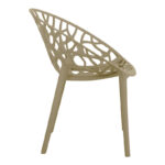 Daren pp armchair in cappuccino shade 59x60x79.5cm - Слика 3