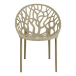 Daren pp armchair in cappuccino shade 59x60x79.5cm - Слика 4